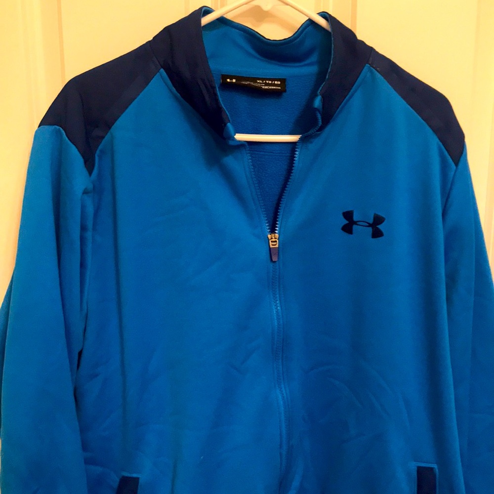 UA blue zip up